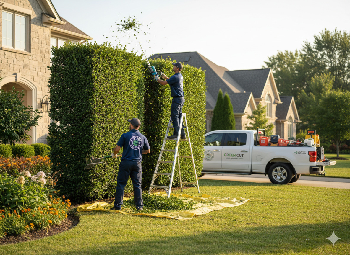 Hedge trimming service